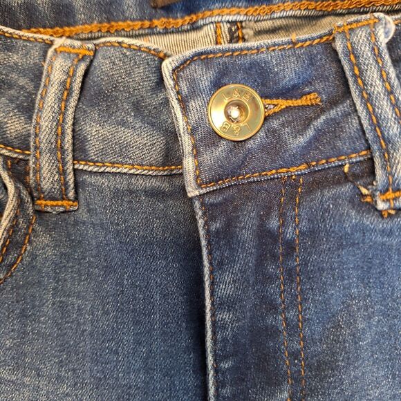 L&B LUCKY & BLESSED Jeans Boyfriend Stretch Denim‎ Blue Pants Distressed Size 2 - Picture 3 of 10